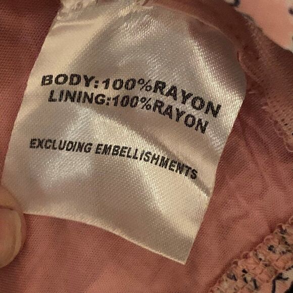 Princess Polly Light Pink Long Bell Sleeve Smocked Crop Top - Picture 8 of 9